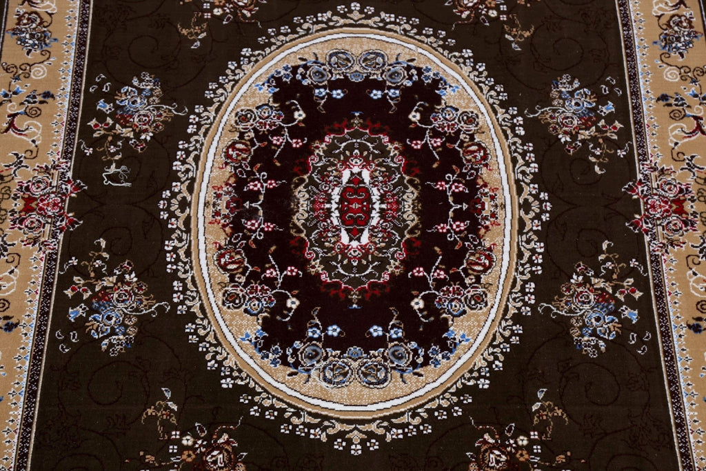 Floral Aubusson Turkish Area Rug 6x10