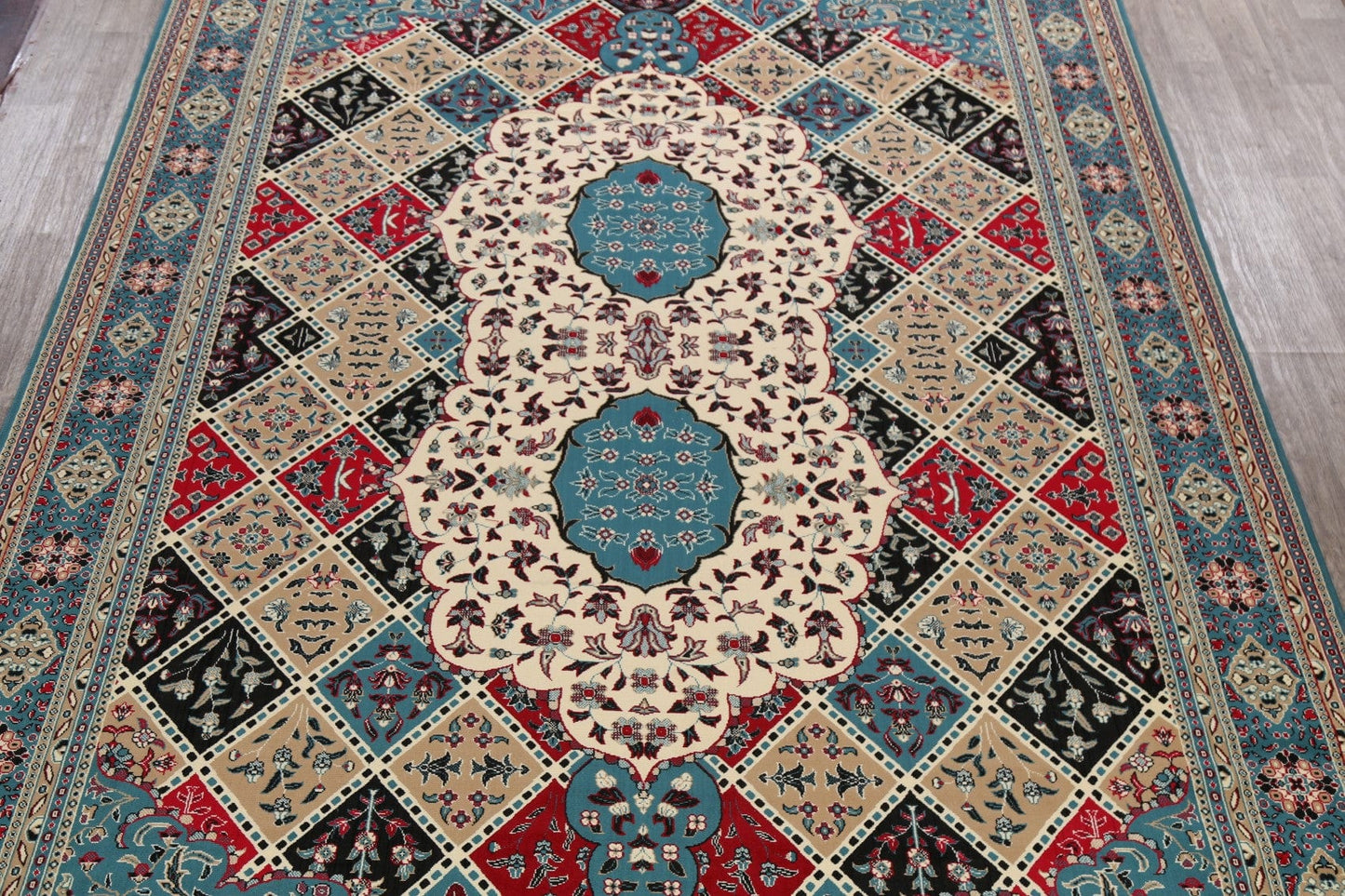 Garden Design Tabriz Turkish Area Rug 10x17 Large