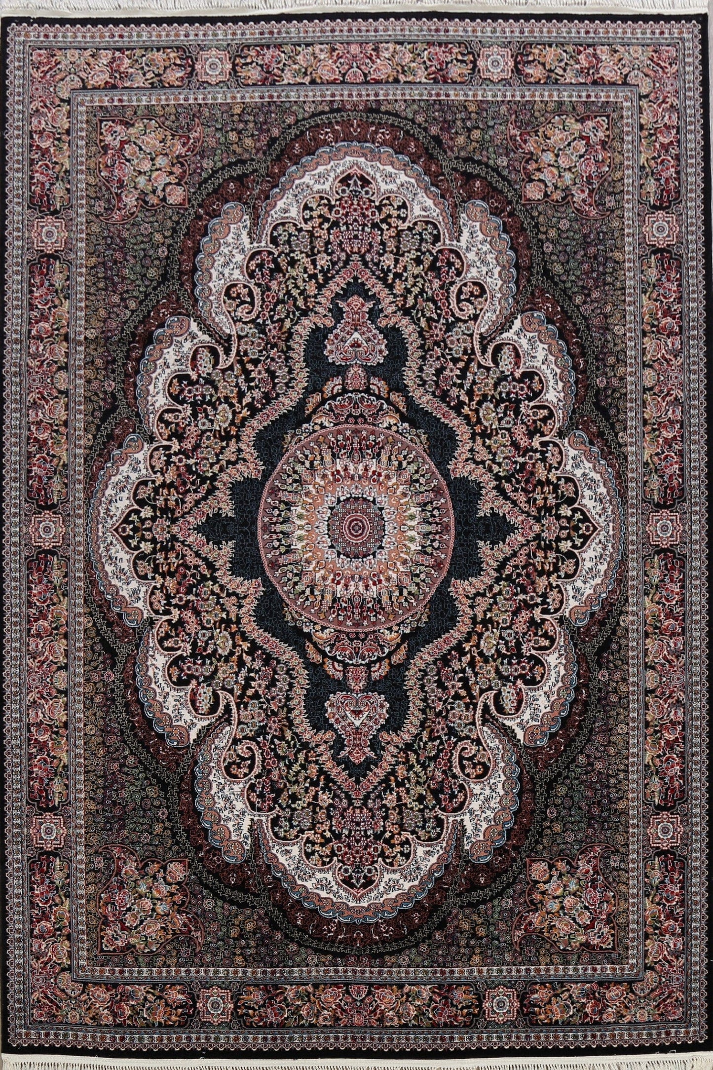 Floral Tabriz Turkish Heat-Set Area Rug 8x12