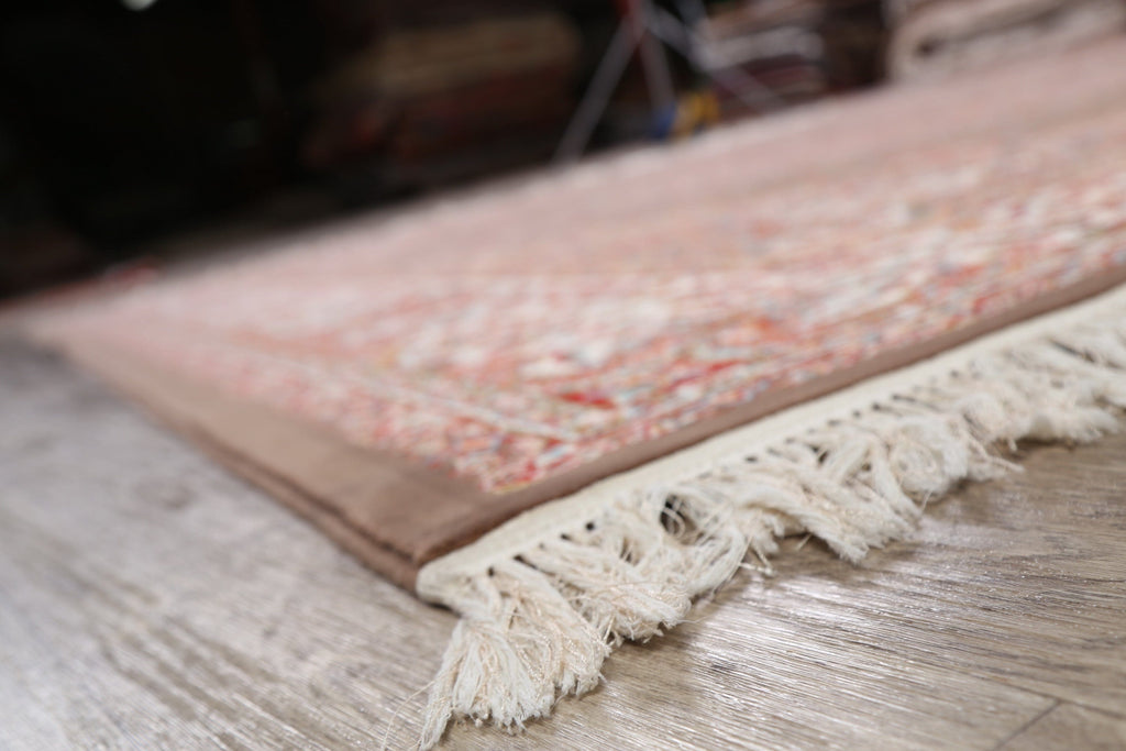 Floral Tabriz Turkish Brown Area Rug 8x10