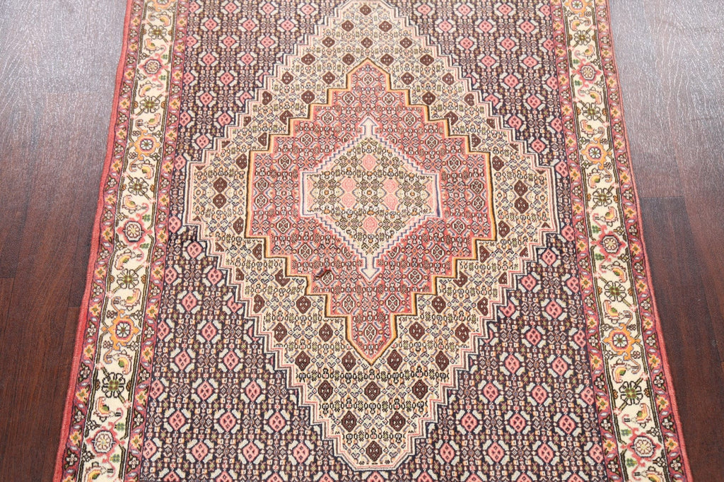 Geometric Bidjar Persian Area Rug 4x5