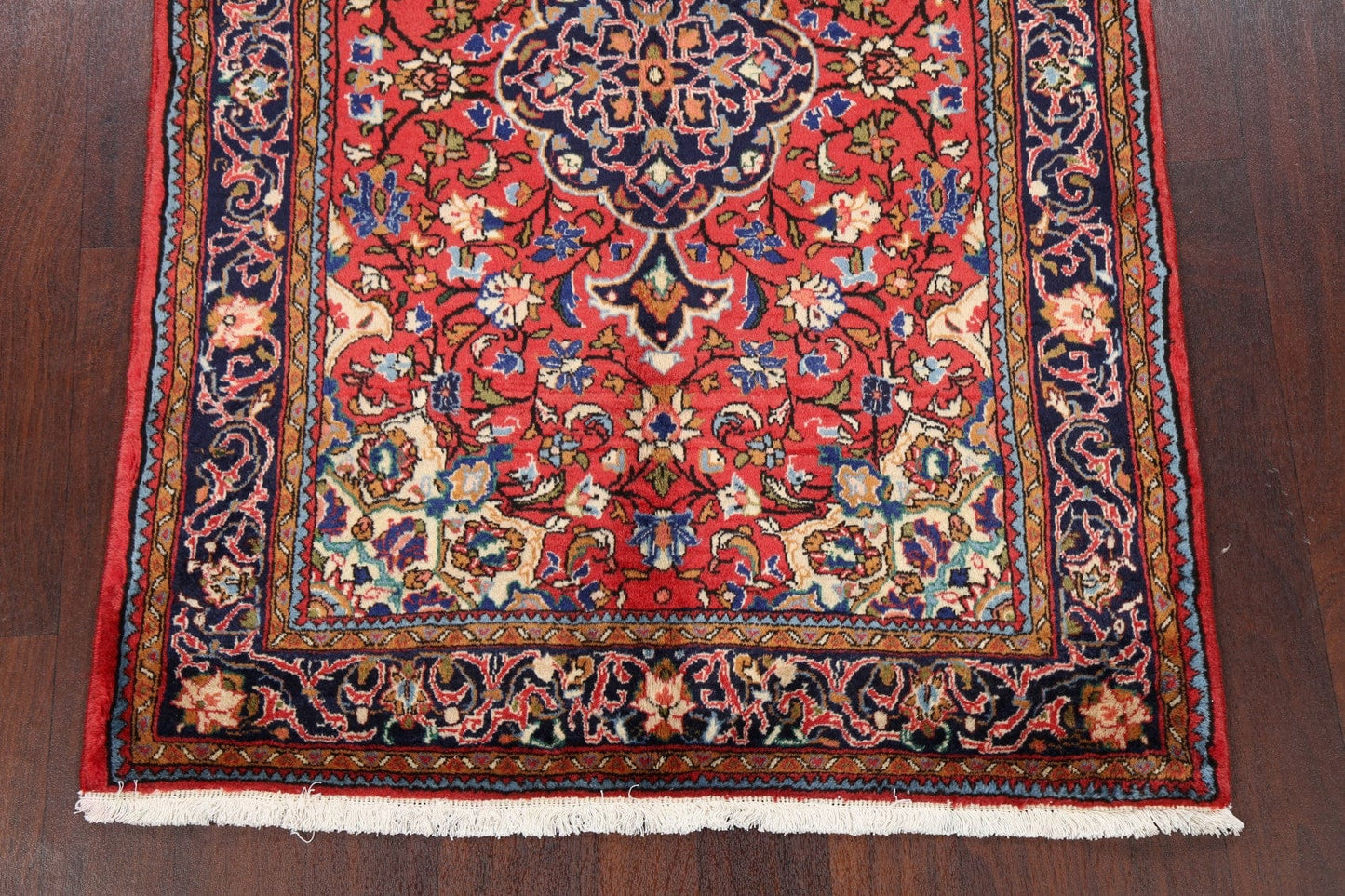 Floral Red Bidjar Persian Area Rug 4x5