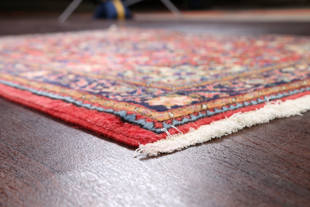 Floral Red Bidjar Persian Area Rug 4x5