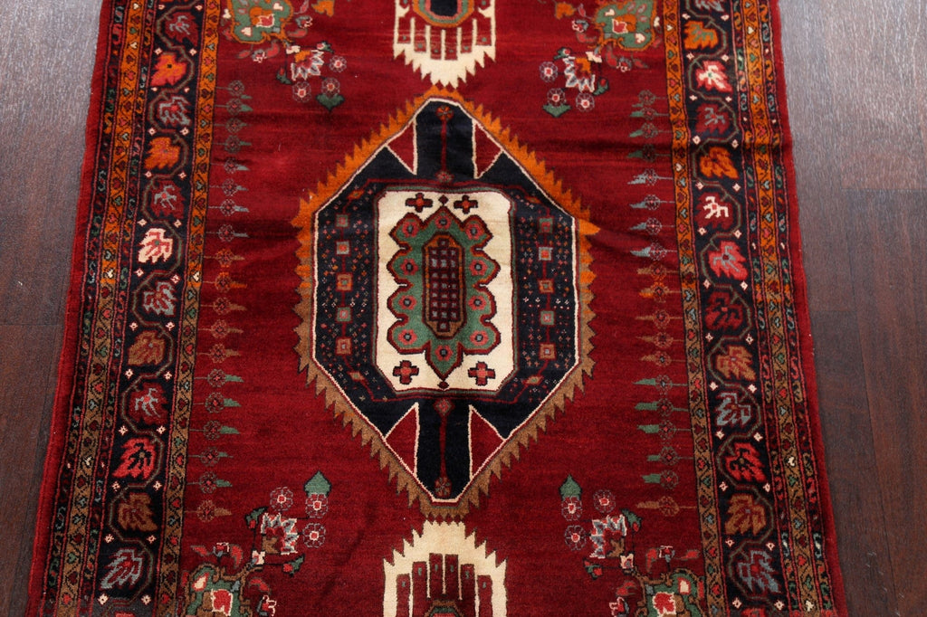 Geometric Red Mood Persian Area Rug 3x5