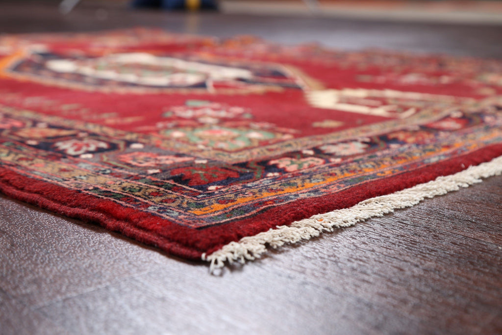 Geometric Red Mood Persian Area Rug 3x5