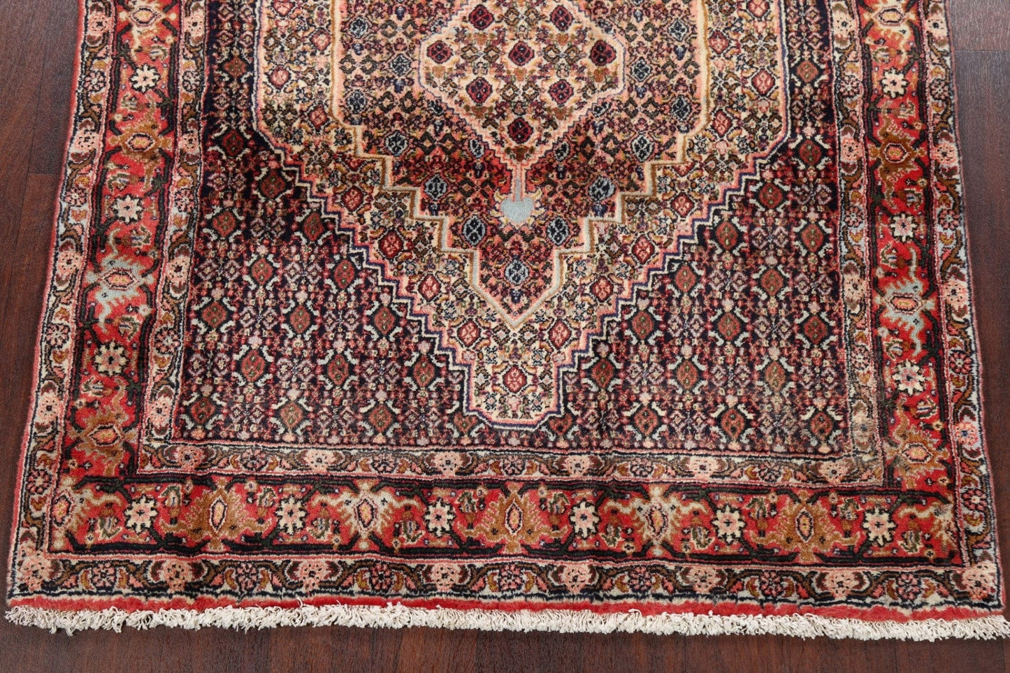 Geometric Bidjar Persian Area Rug 4x5