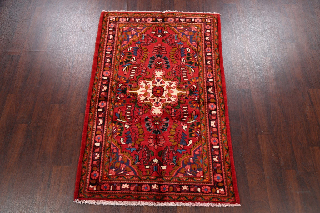 Floral Red Lilian Persian Area Rug 4x6