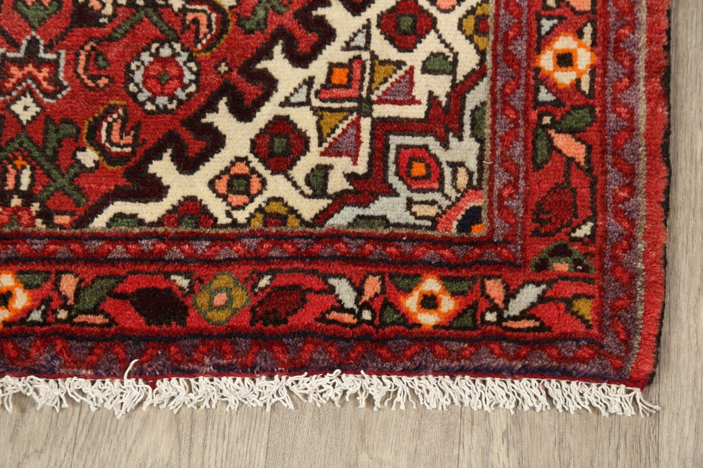 Tribal Geometric Hamedan Persian Rug 3x5