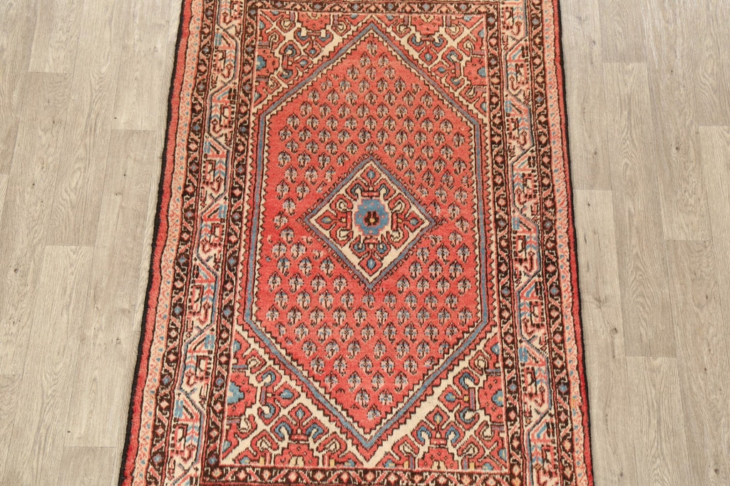 Vintage Geometric Botemir Persian Area Rug 4x7