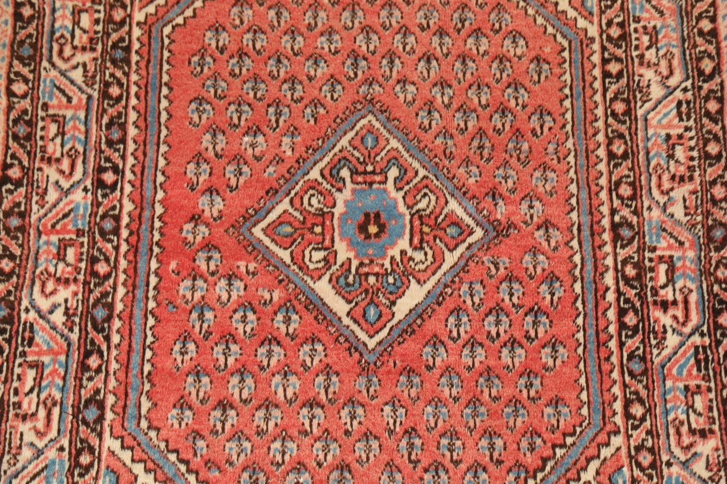 Vintage Geometric Botemir Persian Area Rug 4x7