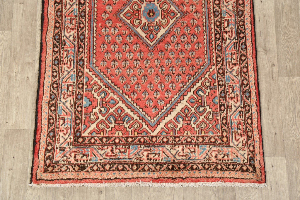 Vintage Geometric Botemir Persian Area Rug 4x7