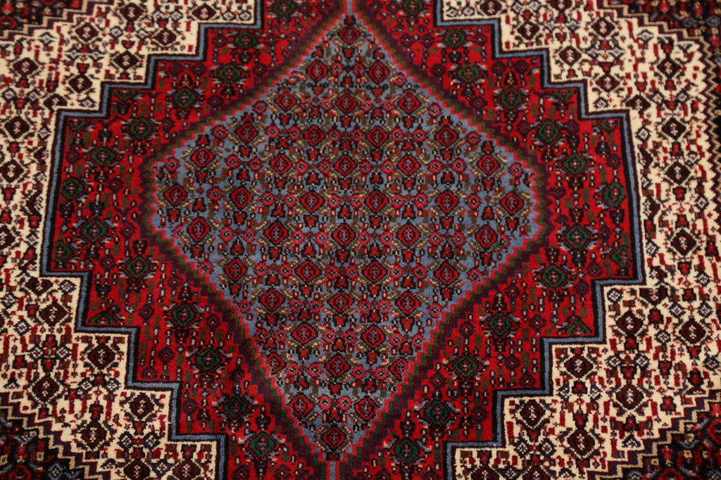 Geometric Bidjar Persian Area Rug 4x5