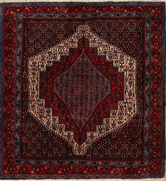 Geometric Bidjar Persian Area Rug 4x5