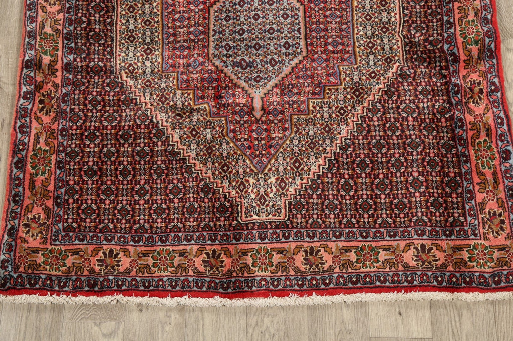 Geometric Bidjar Persian Area Rug 4x5