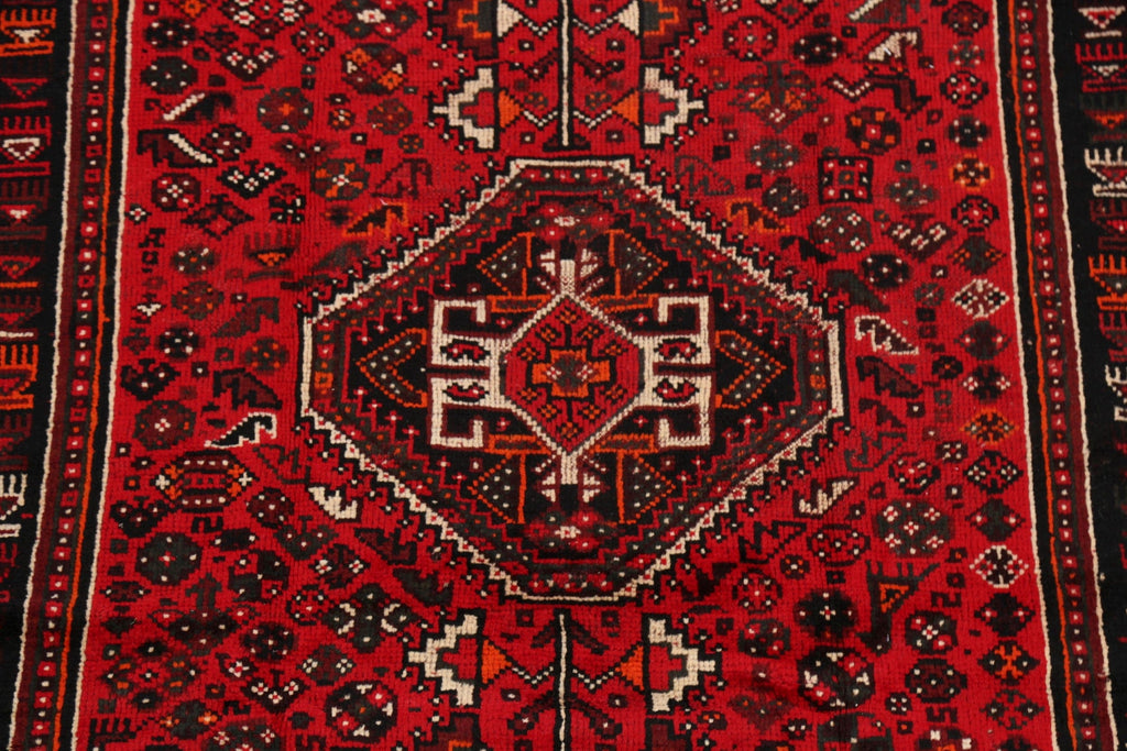 Tribal Geometric Shiraz Persian Area Rug 5x8