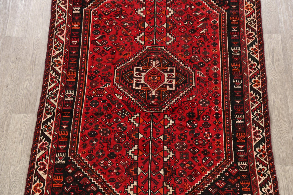 Tribal Geometric Shiraz Persian Area Rug 5x8