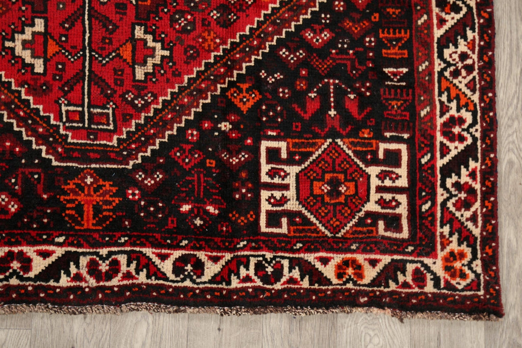 Tribal Geometric Shiraz Persian Area Rug 5x8