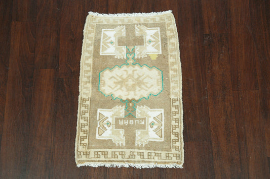 Geometric Anatolian Turkish Area Rug 2x3