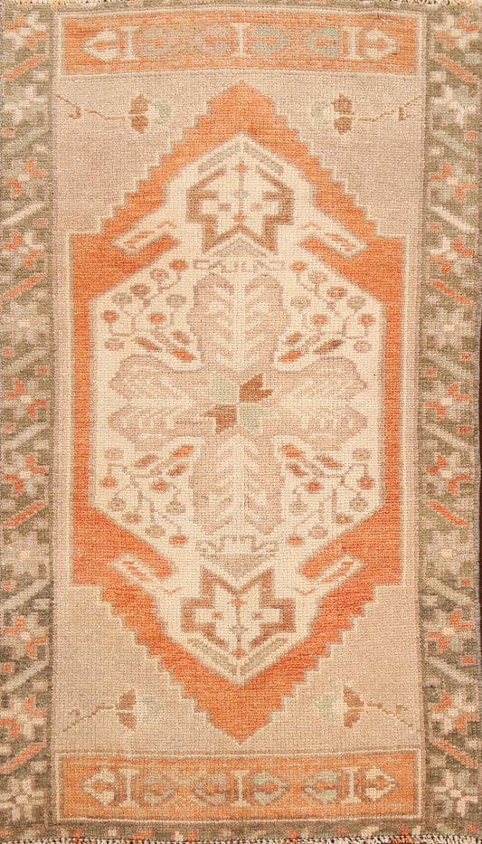 Geometric Oushak Turkish Oriental Area Rug 2x3