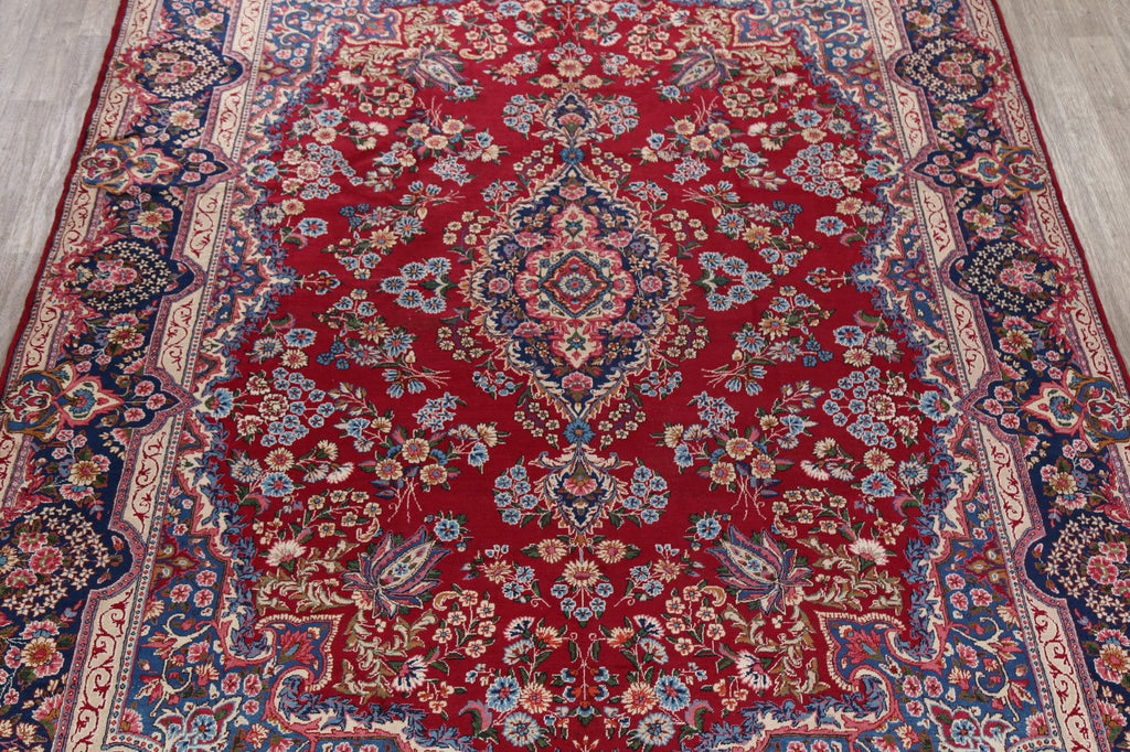 Floral Red Yazd Persian Area Rug 10x13