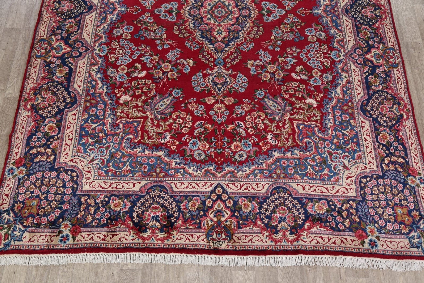 Floral Red Yazd Persian Area Rug 10x13