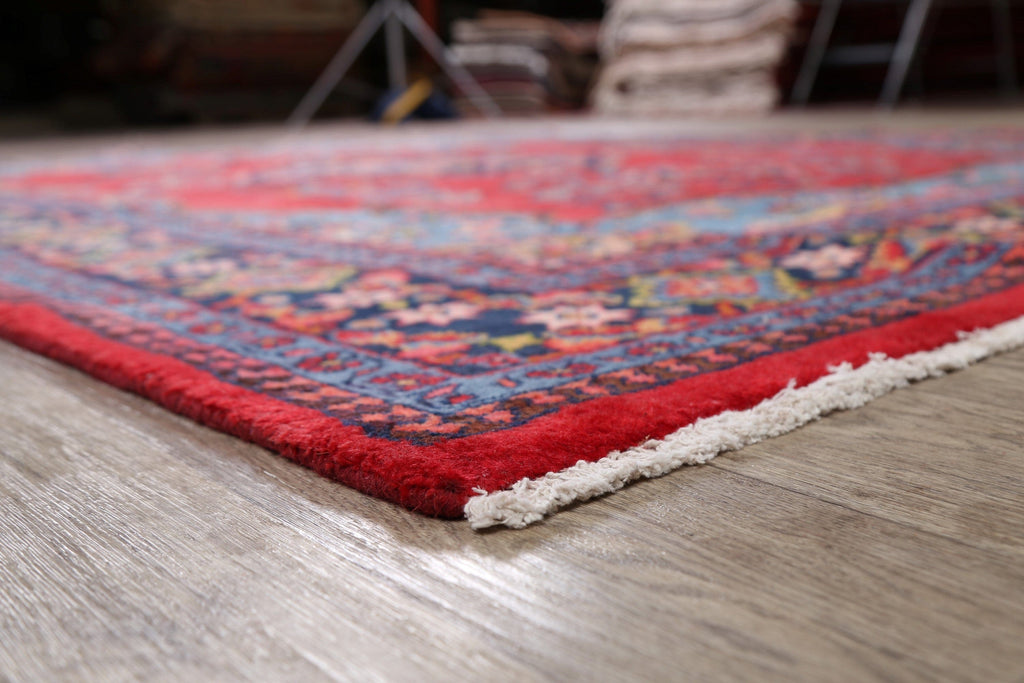 Floral Red Sarouk Persian Area Rug 7x10