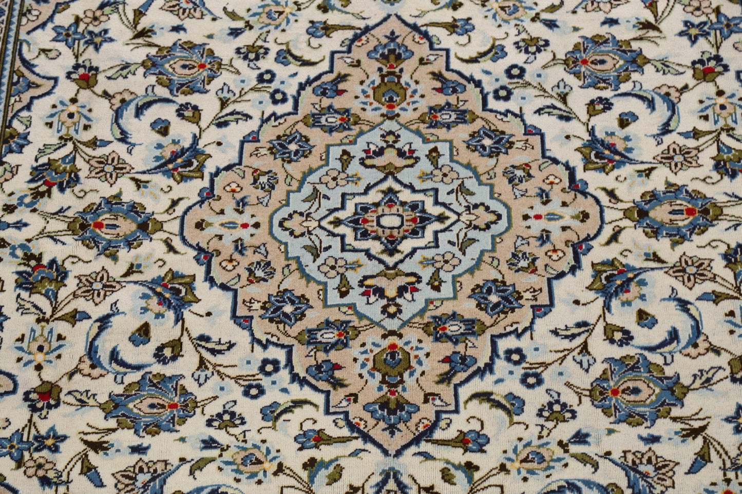 Vintage Floral Kashan Persian Area Rug 8x11