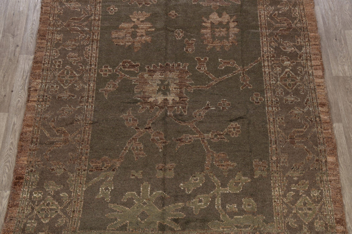 Geometric Oushak Turkish Area Rug 6x9