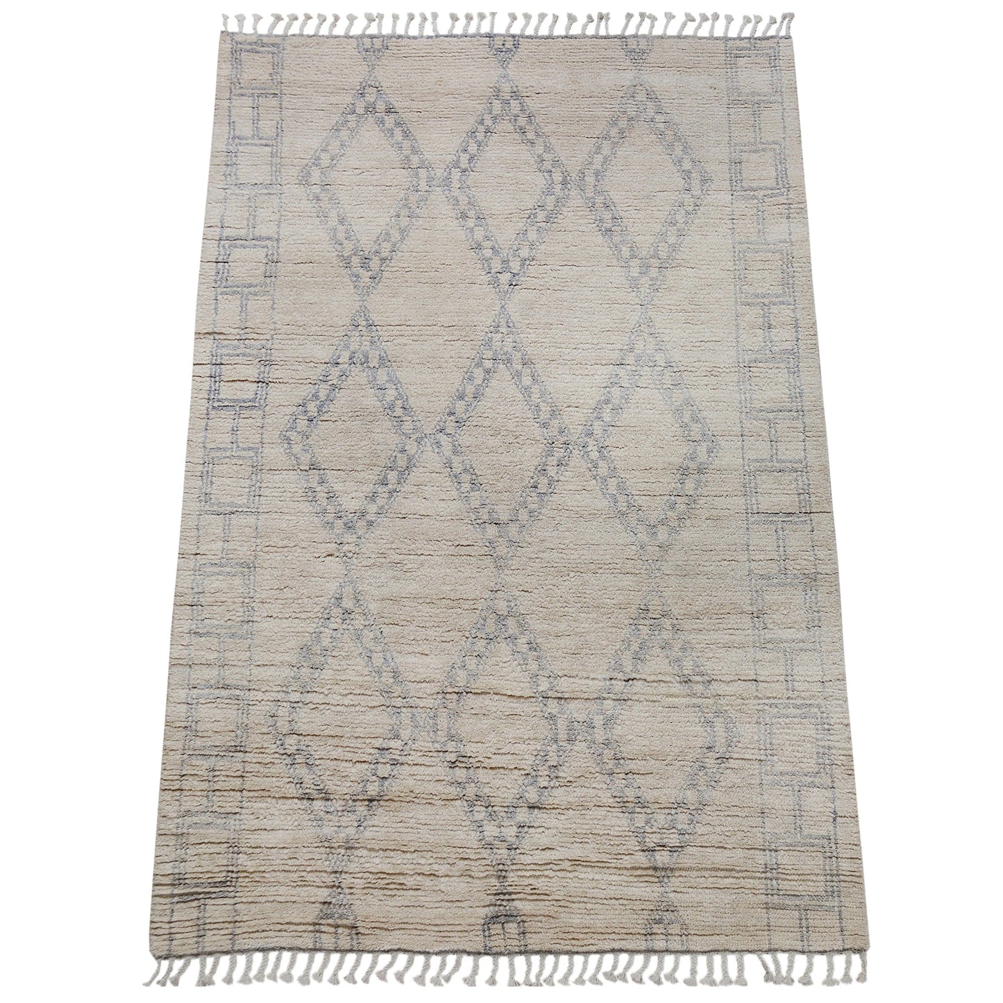 Geometric Diamond Moroccan Oriental Area Rug 5x9