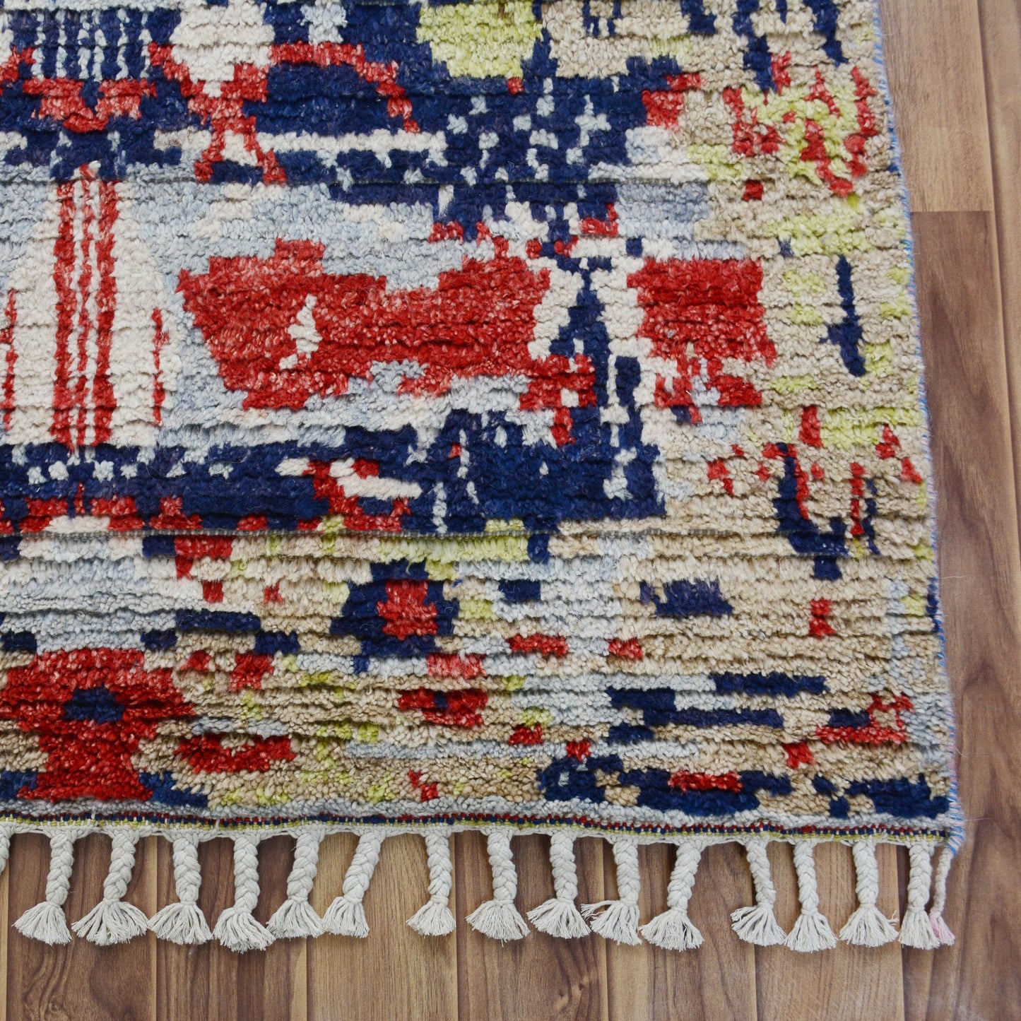 Modern Moroccan Oriental Area Rug 4x6