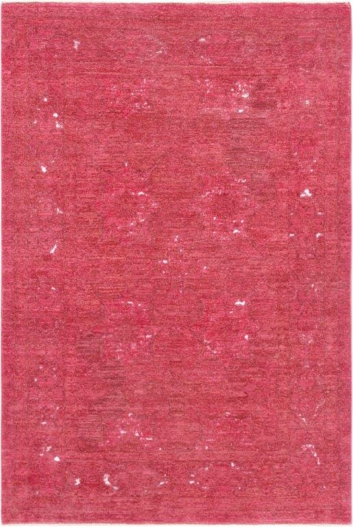 Overdye Collection Hand-Knotted Lamb's Wool Area Rug- 4' 0" X 6' 0"