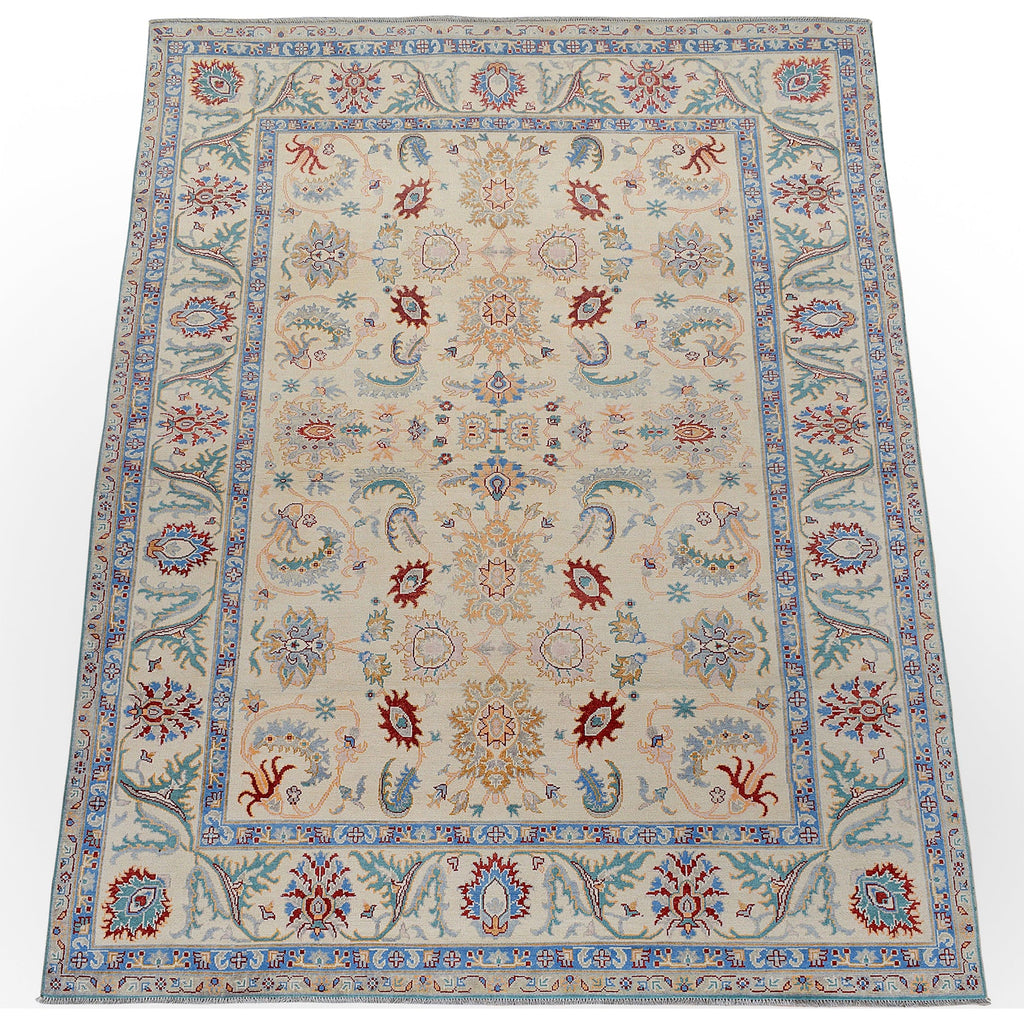 Floral Oushak Turkish Area Rug 8x11