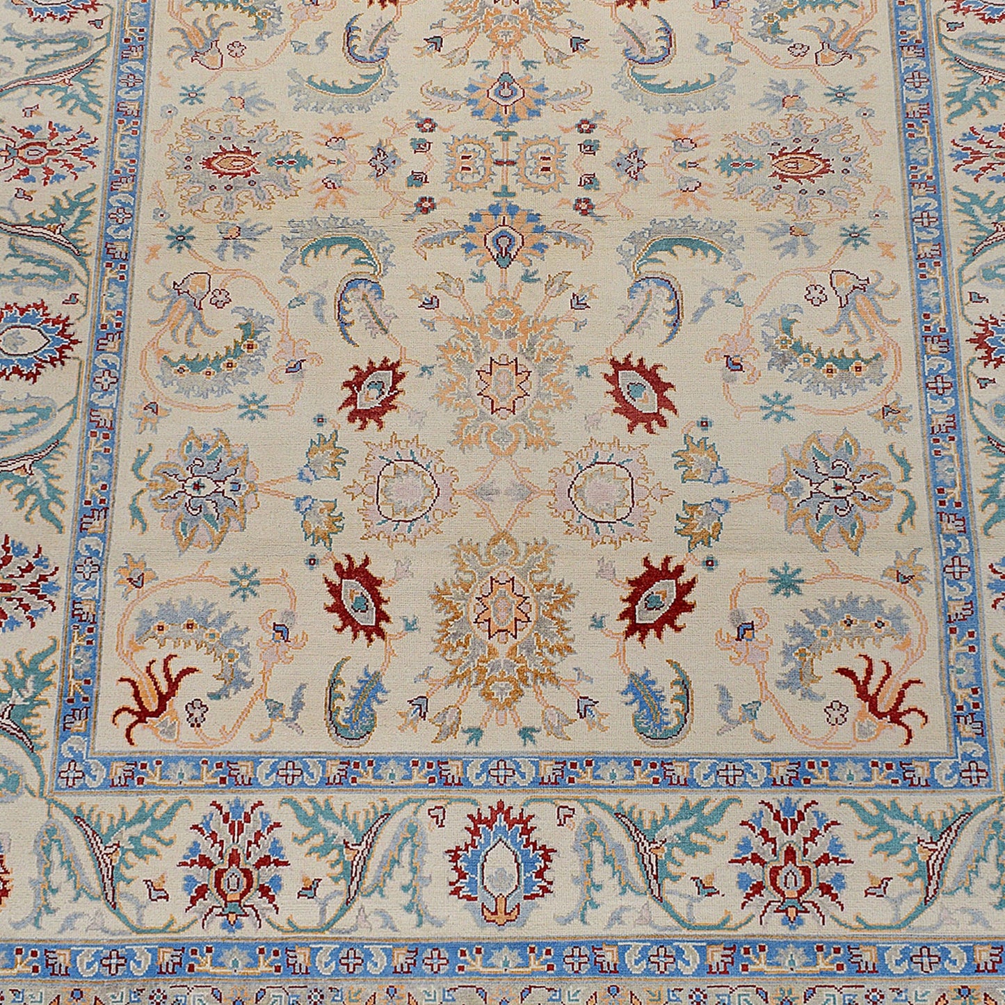 Floral Oushak Turkish Area Rug 8x11