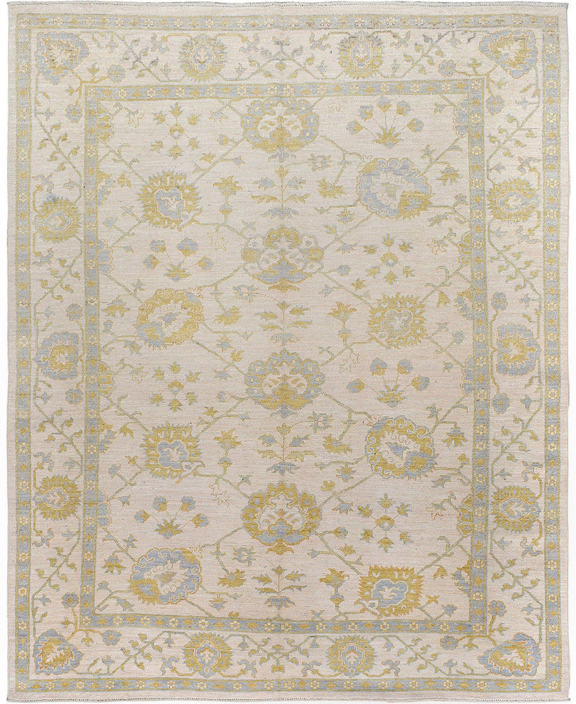 All-over Floral Oushak Turkish Area Rug 8x10