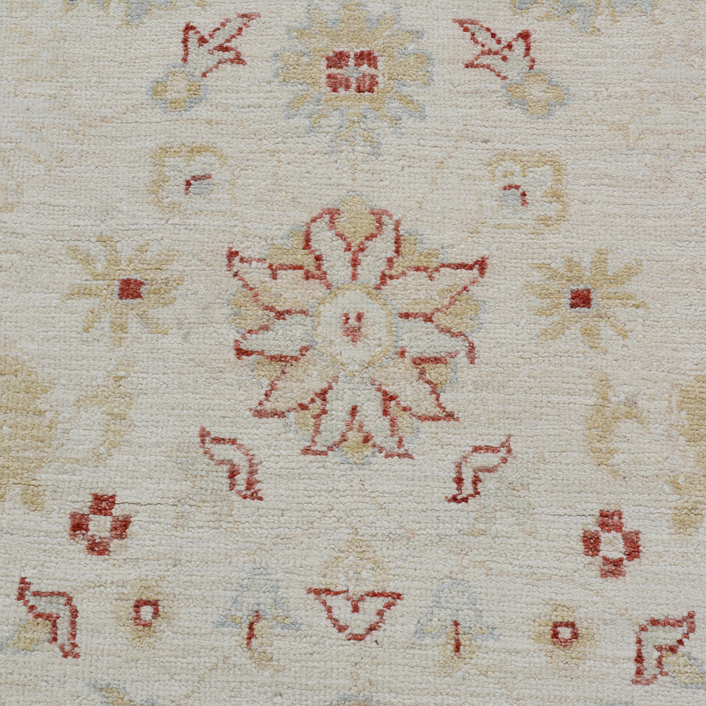 Muted Floral Oushak Turkish Area Rug 4x6