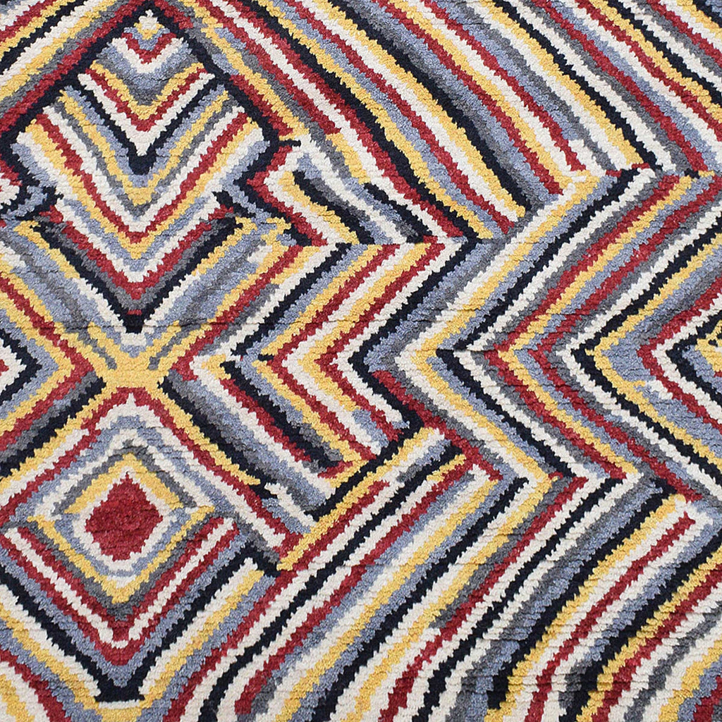 Modern Moroccan Area Rug 6x9