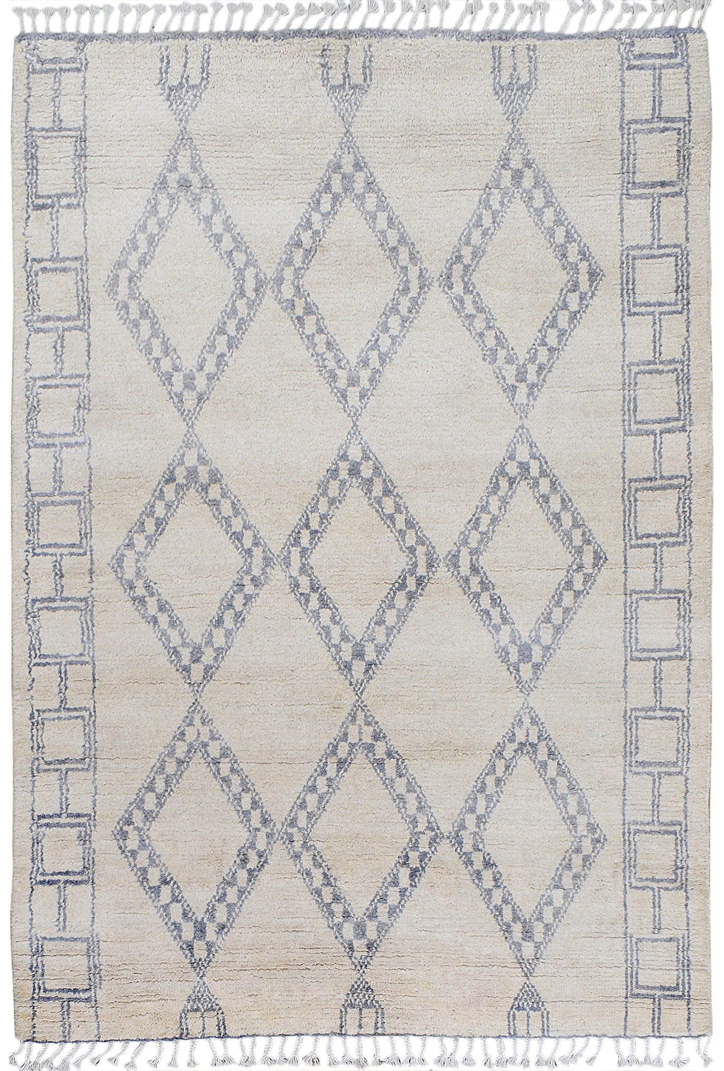 Diamond Tribal Moroccan Area Rug 5x9