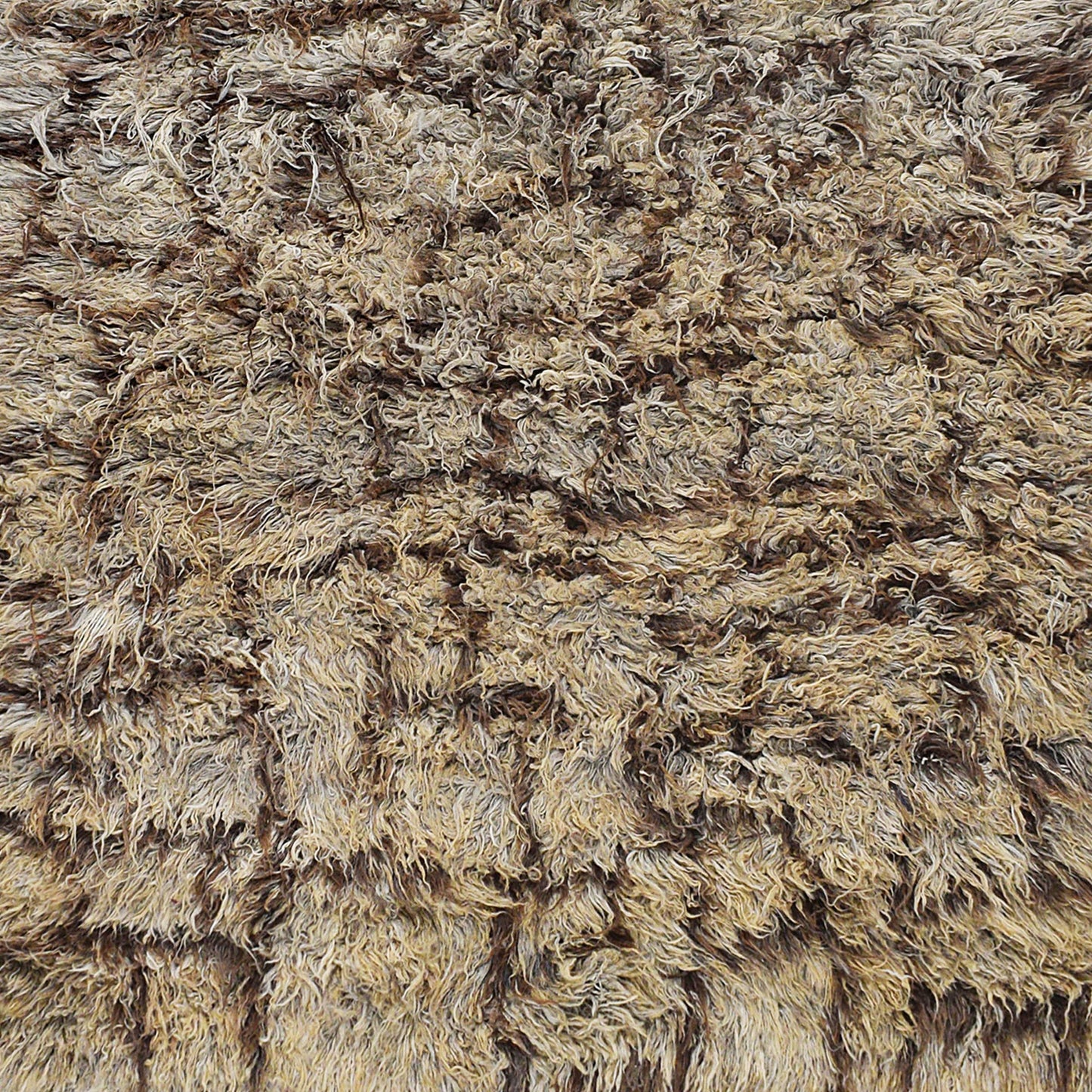 Light Brown Modern Plush Shaggy Moroccan Area Rug 6x8