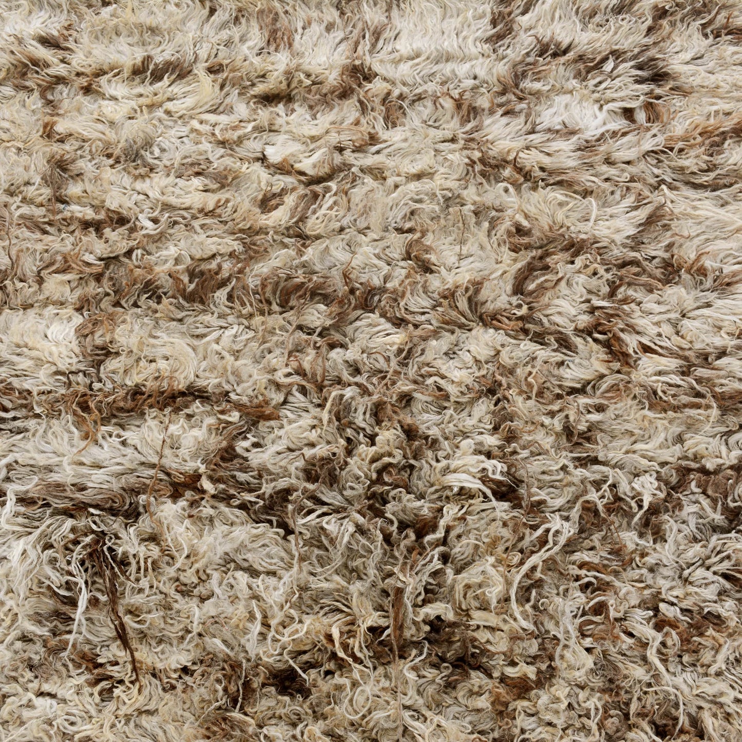 Light Brown Modern Plush Shaggy Moroccan Area Rug 6x8