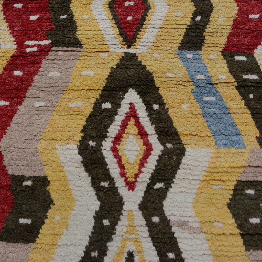 Geometric Moroccan Area Rug 5x8