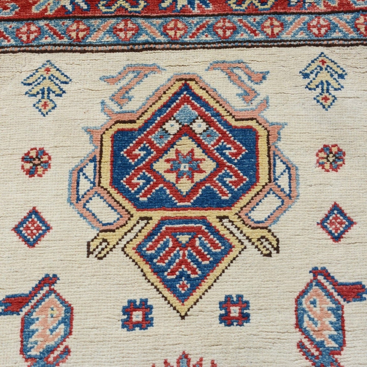 Geometric Super Kazak Oriental Area Rug 3x5