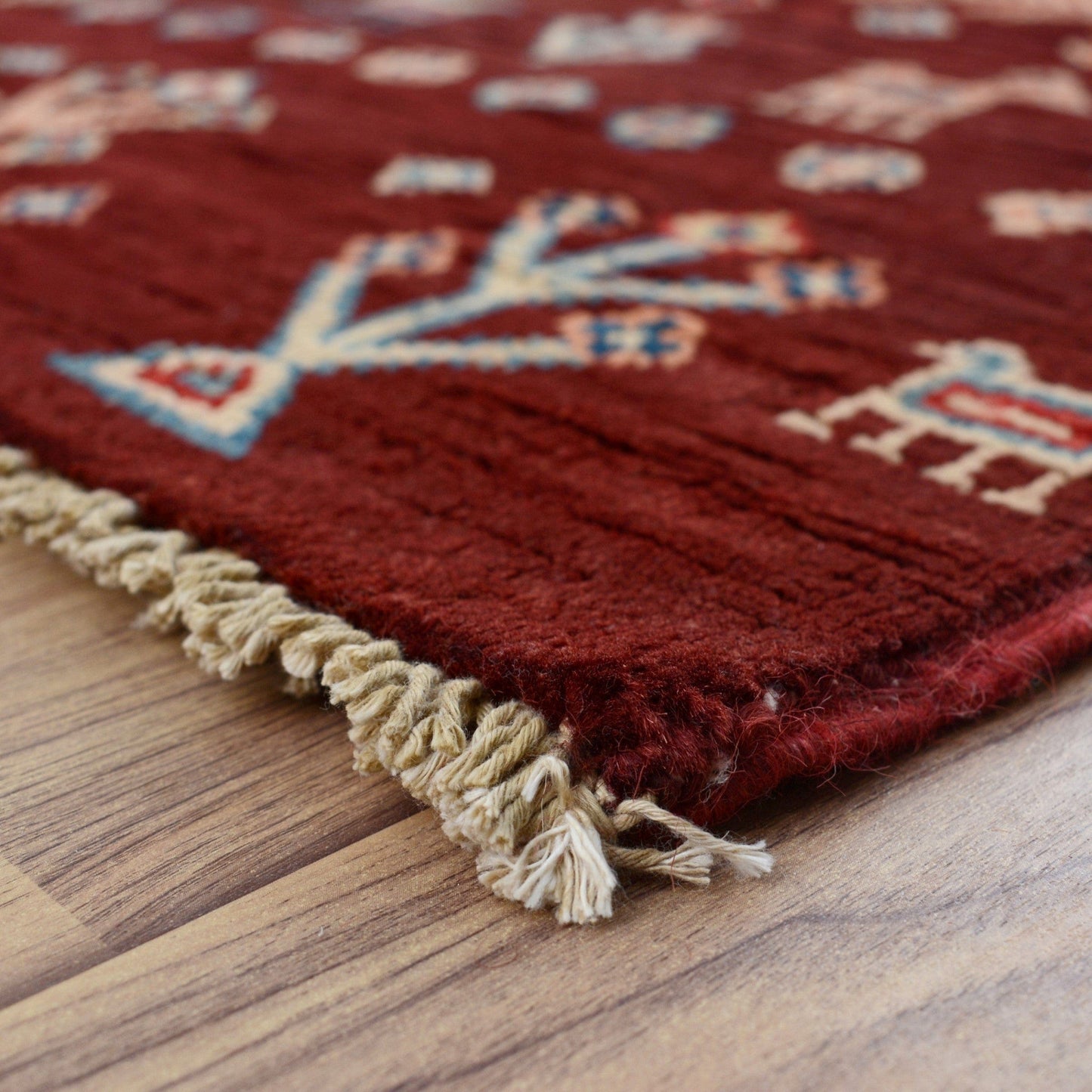 Geometric Gabbeh-Lori Tribal Area Rug 5x7