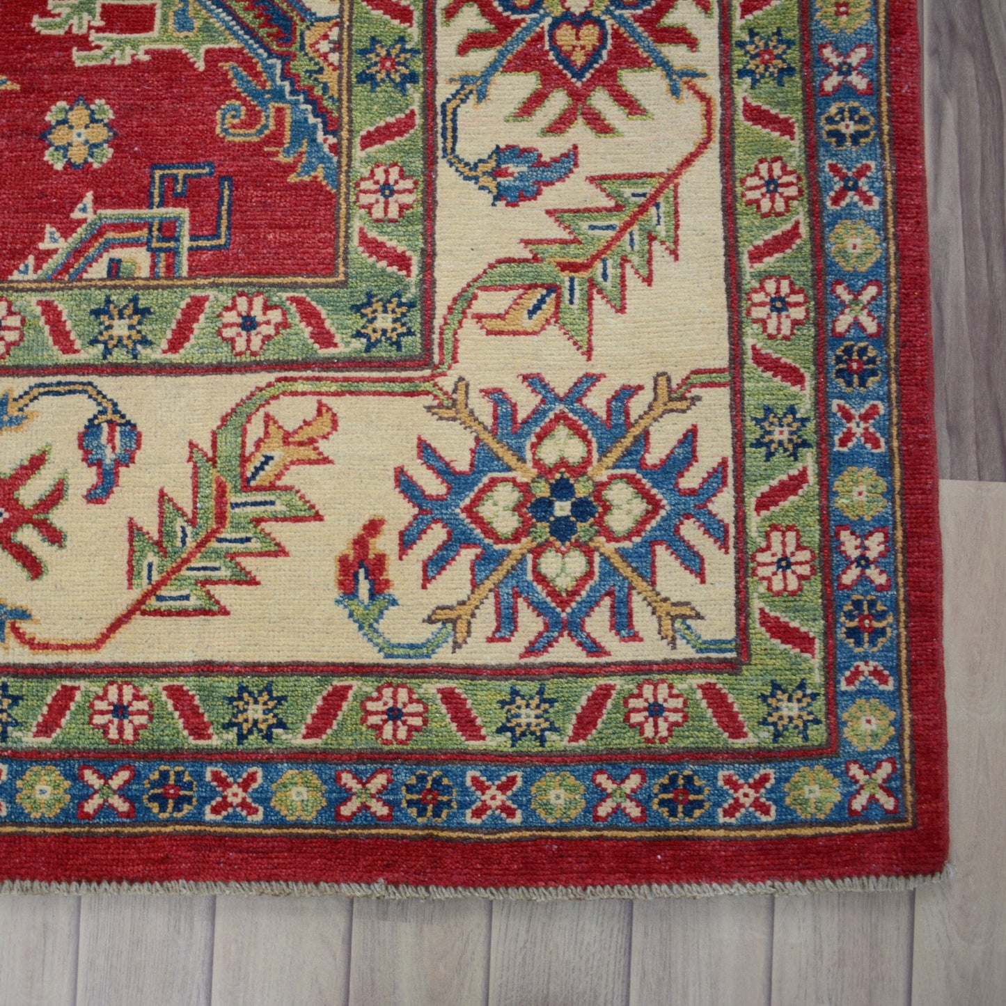 Geometric Super Kazak Oriental Area Rug 8x10