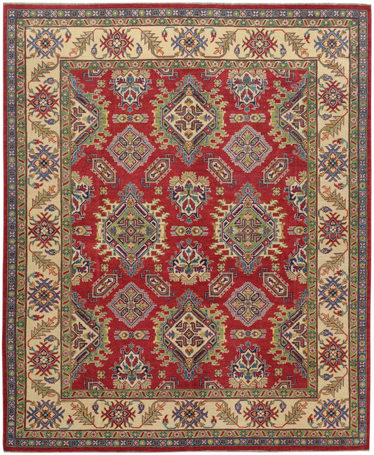 Geometric Super Kazak Oriental Area Rug 8x10