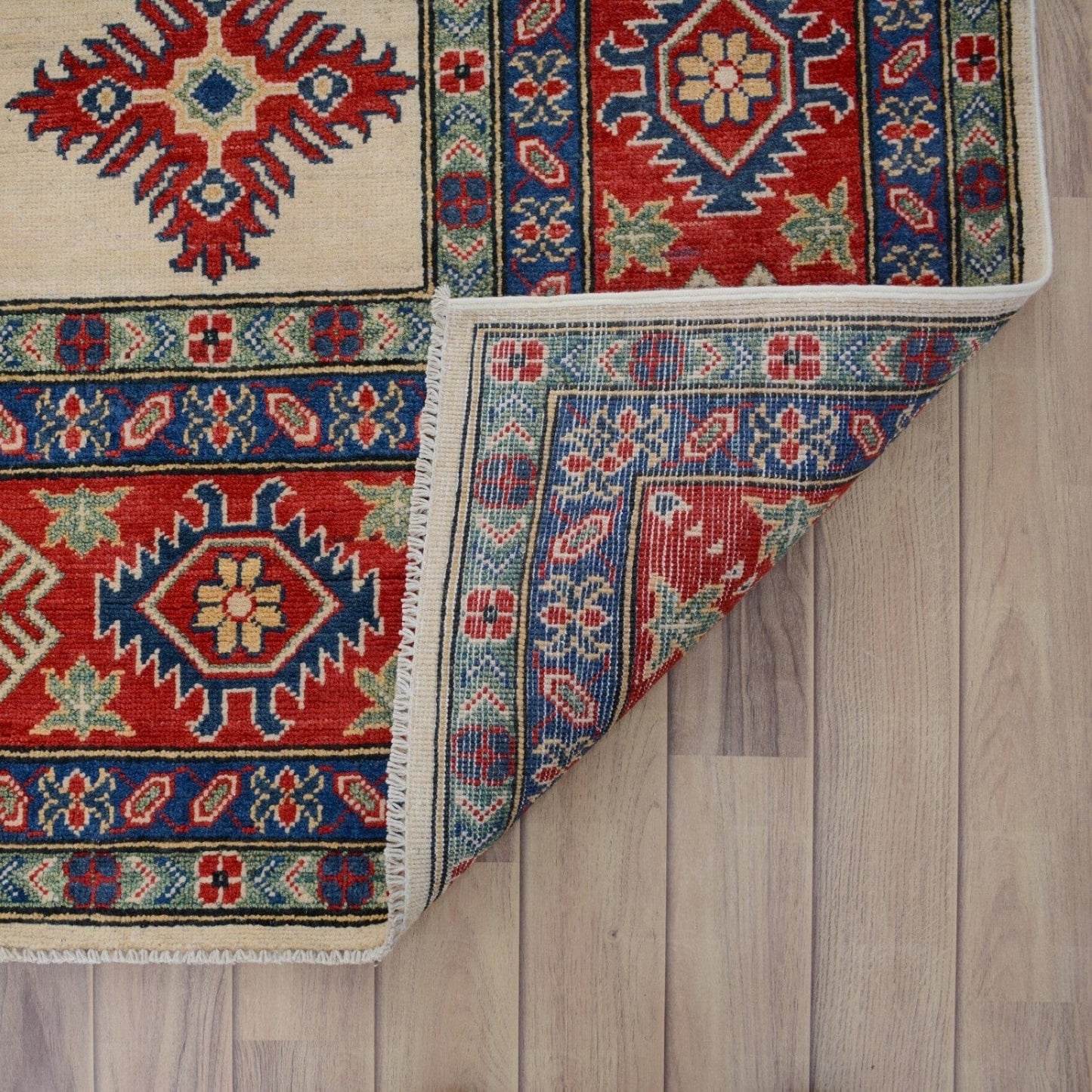 Geometric Super Kazak Oriental Area Rug 8x10