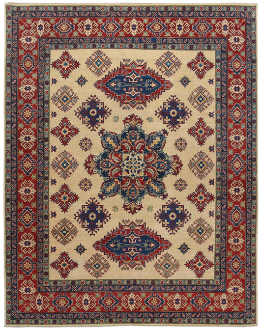 Geometric Super Kazak Oriental Area Rug 8x10