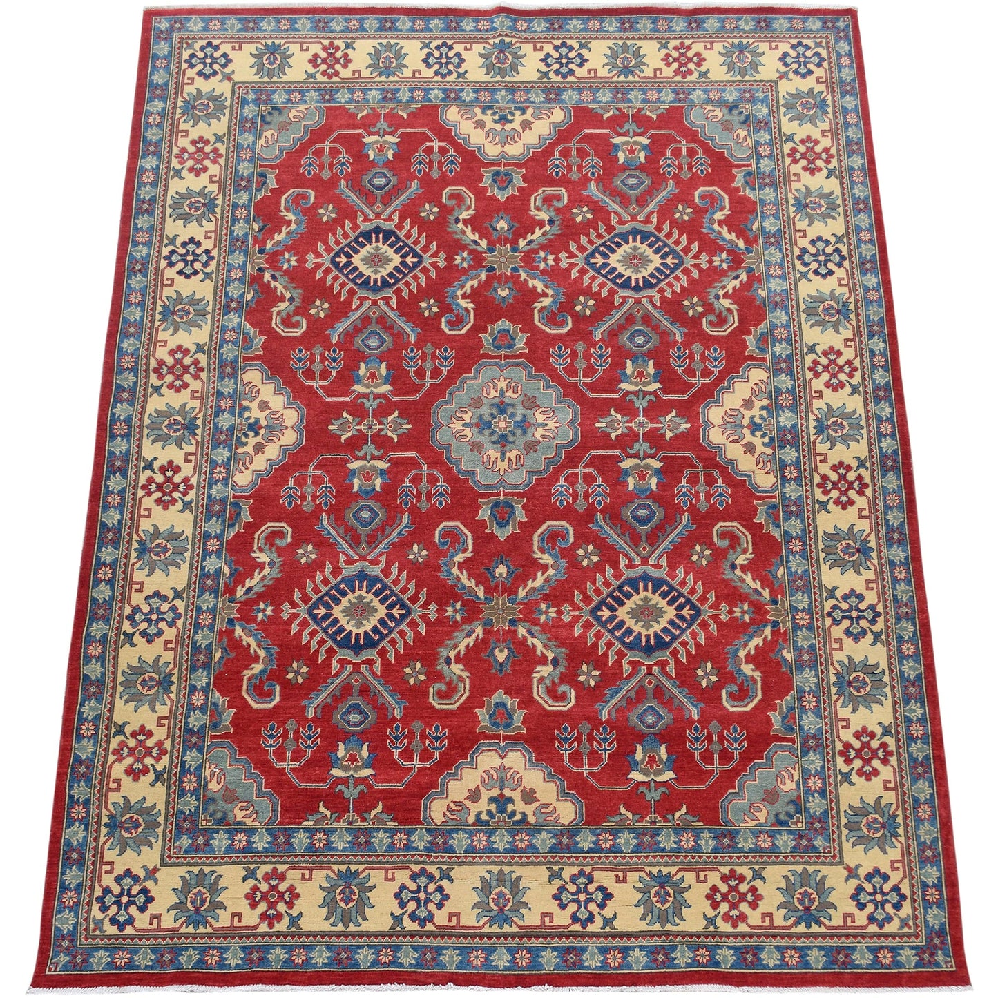 Geometric Super Kazak Oriental Area Rug 8x10