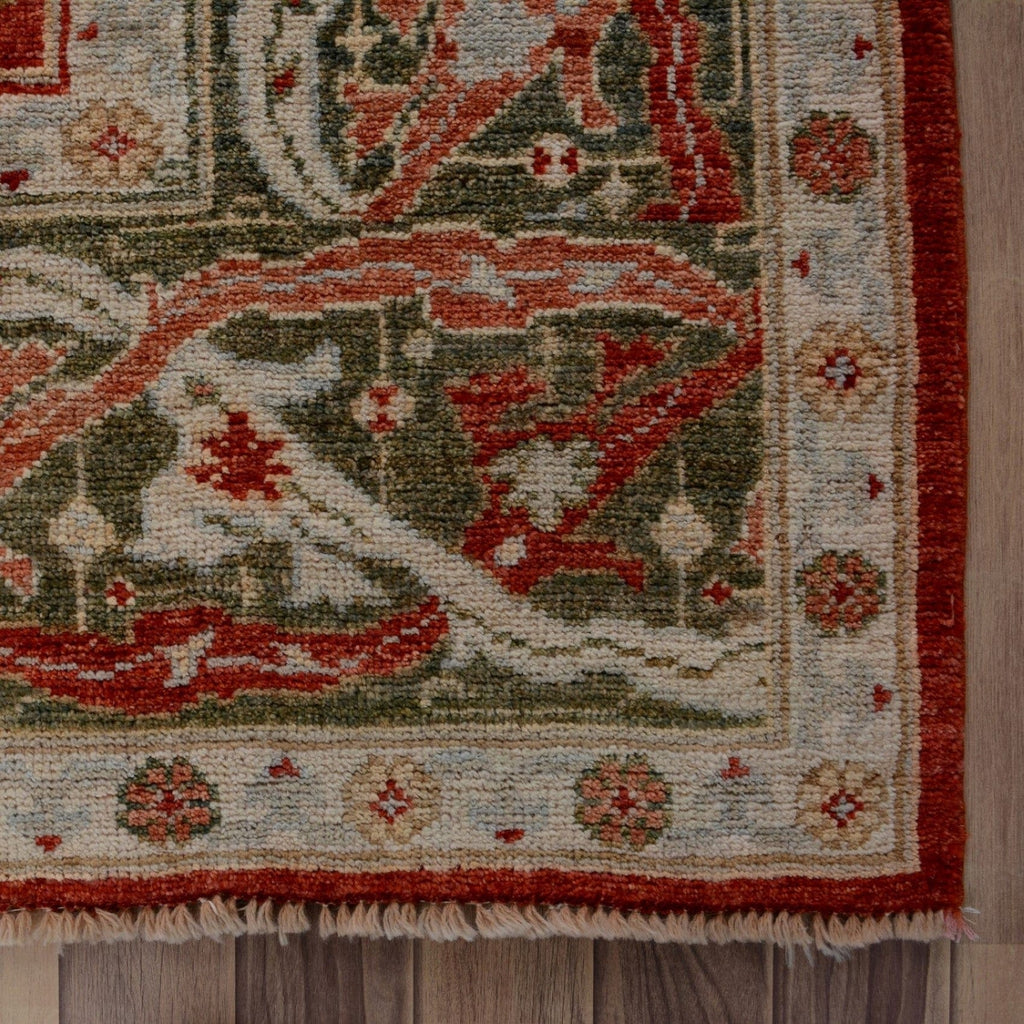 Floral Vegetable Dye Oushak Turkish Oriental Area Rug 8x10