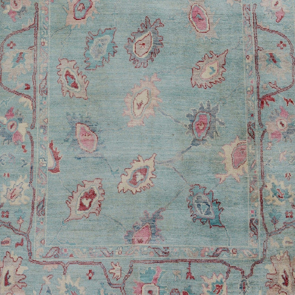 All-Over Oushak Vegetable Dye Turkish Area Rug 8x10