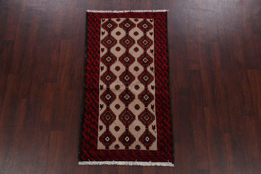 Geometric Balouch Afghan Oriental Rug 3x5